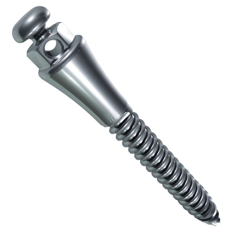 Morelli Extrarradicular Stainless Steel Button Head Self-Drilling Mini Screw, Ø2mm / 12mm / 4mm