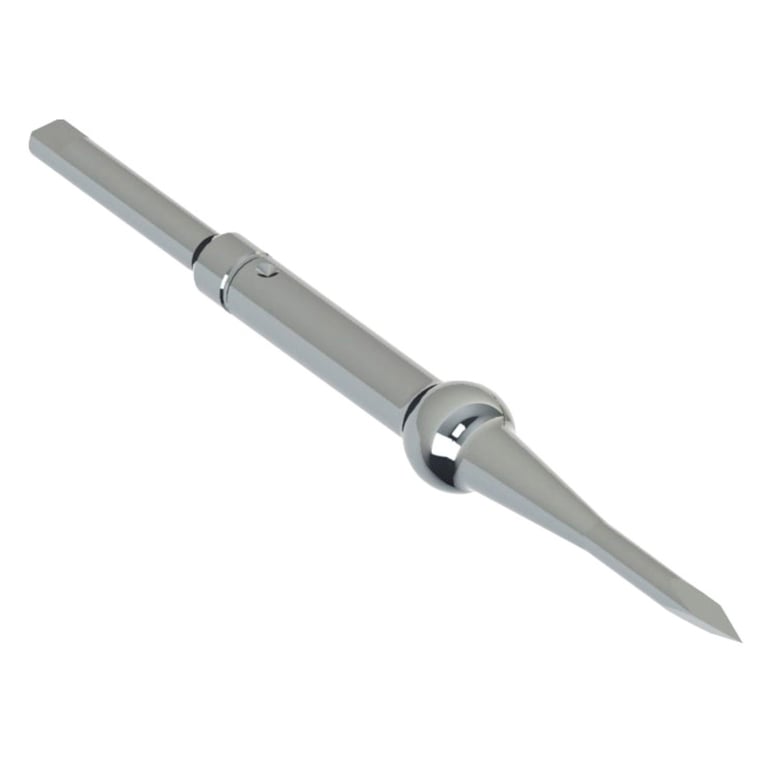 Morelli Stainless Steel Spear Tip Point Drill, 60mm, 1/Pk. Designed for the precise installation