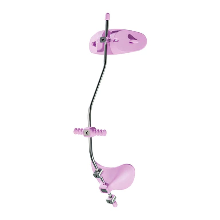 Morelli Multi-Adjustable Petit Orthodontic Face Mask, Pink, 1/Pk. Designed for correcting class