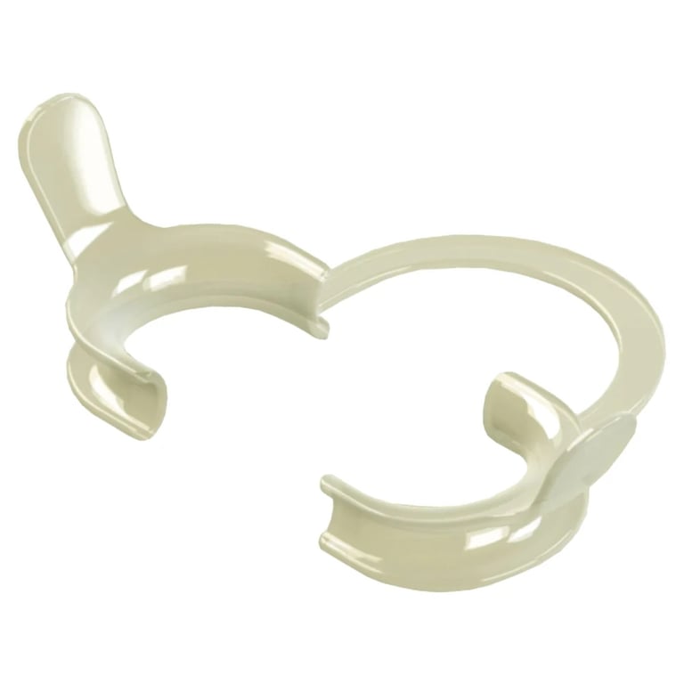 Morelli Plastic Lip and Cheek Retractor, Large, Amber, 2/Pk. Flexible and autoclavable up