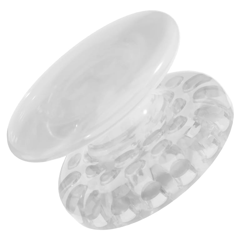 Morelli Sapphire Bondable Flat Lingual Button, Clear, 3.8mm, 2/Pk. Provides mechanical strength