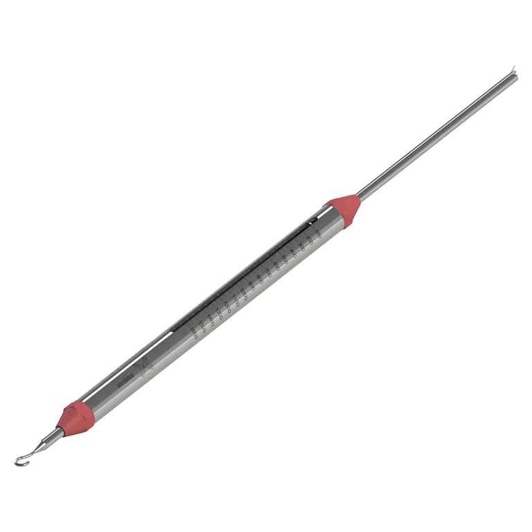 Morelli Stainless Steel Force Gauge Dynamometer, 100-1600gf, 1/Pk. Double-sided instrument