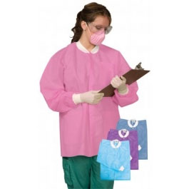 Defend Plus White - Medium Jackets 10/Pk. Provide