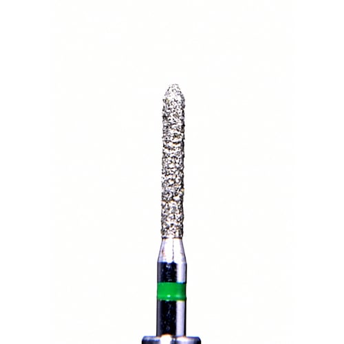ODS Precision Diamond FG #878.012 Coarse grit, Beveled Cylinder diamond burs, 10/Pk