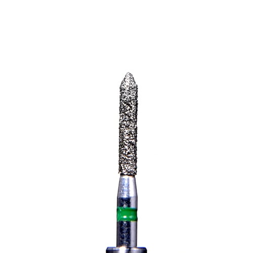 ODS Precision Diamond FG #878.014 Coarse grit, Beveled Cylinder diamond burs, 10/Pk