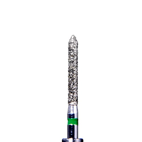 ODS Precision Diamond FG #879.014 Coarse grit, Beveled Cylinder diamond burs, 10/Pk