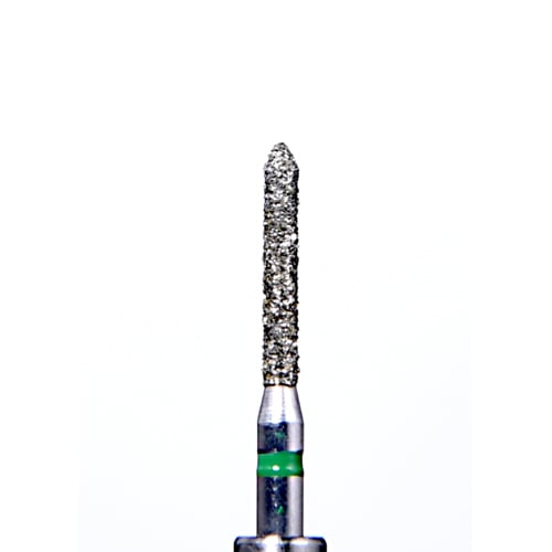 ODS Precision Diamond FG #885.012 Coarse grit, Beveled Cylinder diamond burs, 10/Pk