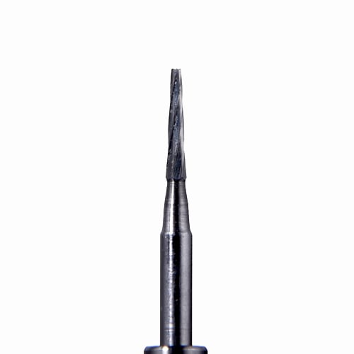 ODS Precision Carbide FG #170L Taper Fissure Plain Cut (Long Head) carbide bur, pack of 10 burs