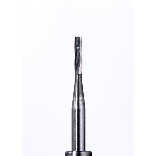 Defend FG #56 flat fissure plain cut carbide bur, package of 10