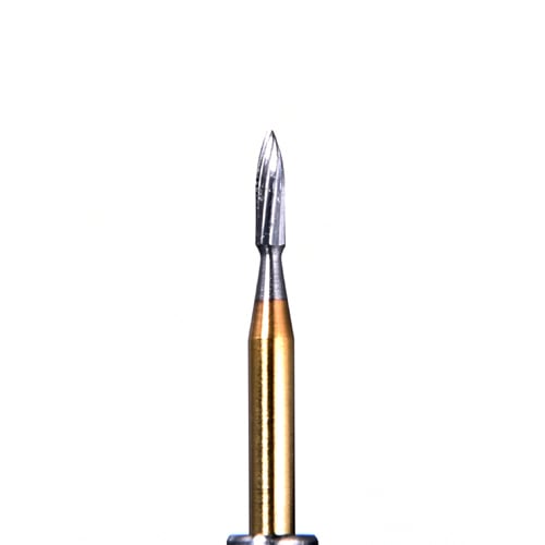 ODS Precision Carbide FG #7902 12 blade needle shaped trimming and finishing bur, pack of 10 burs