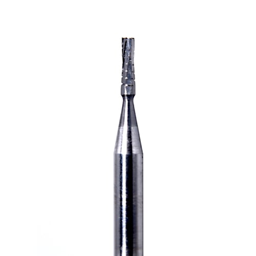 Defend RA #557 flat fissure cross cut carbide bur, pack of 10