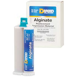 Defend Alginate Substitute, Beige Color, Mint Flavor, Work time: 2 min, Set time: 1 min, Durometer