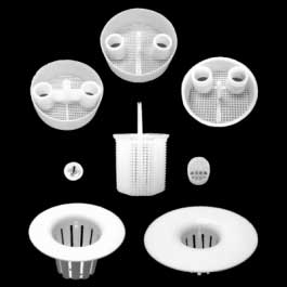 Defend 2 1/4" Clear/Opaque Plastic Evacutaion Traps, Fits A-dec models with metal canisters, Box
