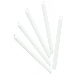 Defend 6" High Volume Vented Oral Evacuation Tips 100/Bg. 1/8" in diameter, White, Non-Sterile