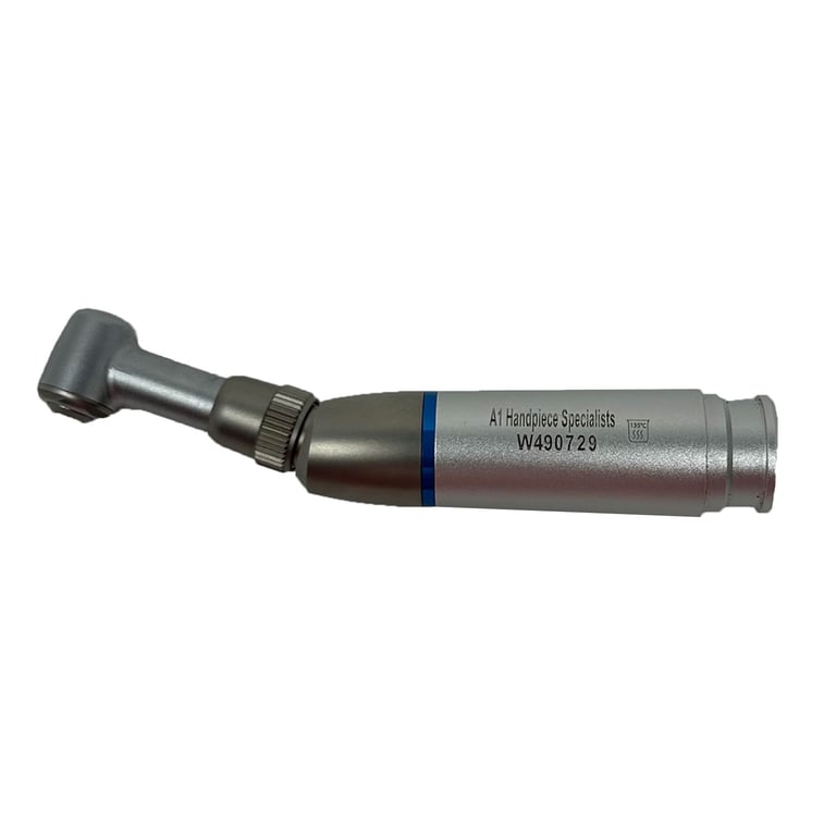 ND Midwest-type contra angle handpiece with ball bearing head, Push button. Warranty: 3 month on