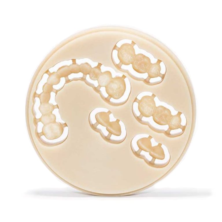 Portux CAD/CAM Multi-Layer PMMA Disc, 98.5mm x 25