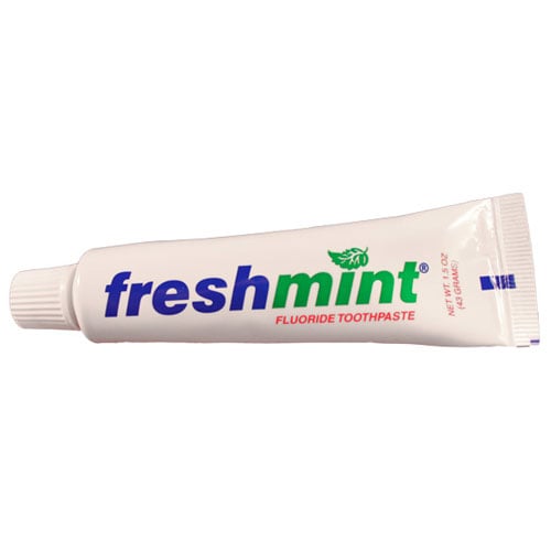 Freshmint Anticavity Fluoride Toothpaste, Mint Flavor, 1.5 oz Tubes, 144/cs