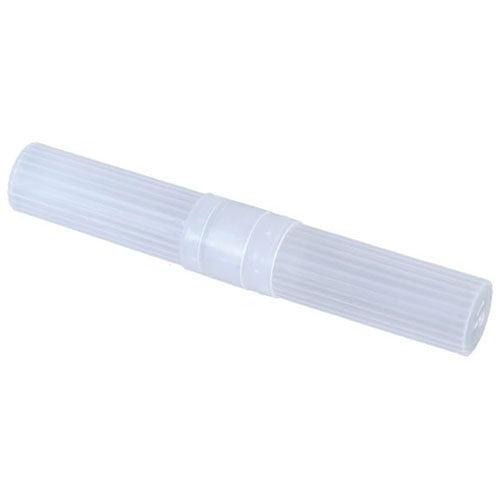 Freshmint Toothbrush Holder, Clear 2-Piece, Holds toothbrushes upto 7" Long, 100/cs