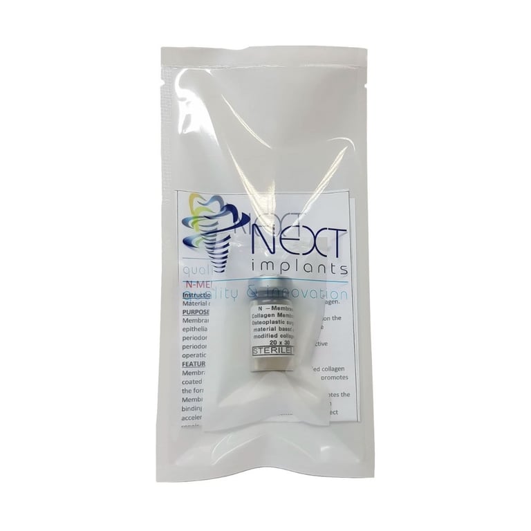 N-Membrane 20 x 30mm Sterile Osteoplastic Collagen Membrane, 1/Pk