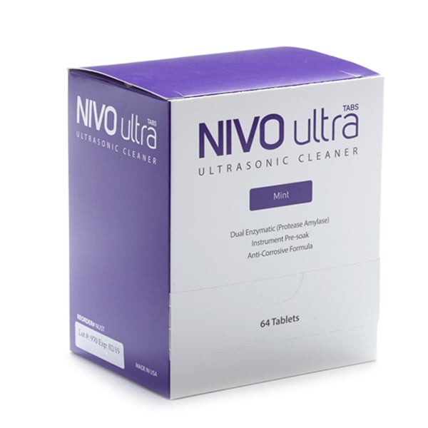 NIVO Ultra Tabs Ultrasonic Dual Enzymatic Cleaning Tablets Net32