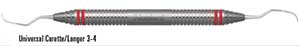 Impla-Mate Langer 3-4 DE Implant Scaler, Works Safely With Implants because it is made of the same