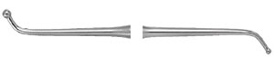 Nordent #42 Ball Double End Burnisher, 1.9mm/1.2mm Diameters, High Carbon Hardened Stainless Steel