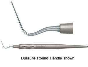Nordent Single End Long Size 2 Calcium hydroxide placement instrument with DuraLite Round Handle
