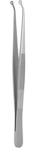 Nordent Corn Suture Pliers, Non-Locking, Serrated Blades allow suture to pass through the jaws, 6"