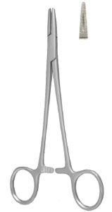 Nordent 6" Crile-Wood Needle Holder with Stainless Steel Jaws