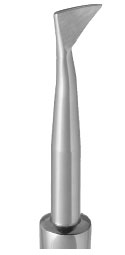 Nordent #44 Cryer Elevator, Medium Flag-Left with Thumb Grip Handle