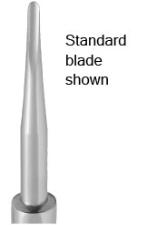 Nordent #40 Heidbrink Elevator, Titanium Coated Stainless Steel Blade with Thumb Grip Handle