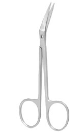Nordent 4.5" Iris Scissors with Angled Blades