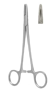 Nordent 6.5" Mayo-Hegar Needle Holder with Groved Stainless Steel Jaws