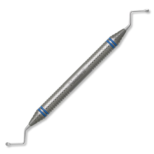 Nordent Miller #12 (Large) Double End Surgical Curette, 4.5mm Wide Spoons with a 22mm (CECSM12)
