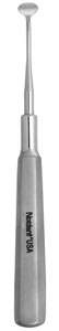 Nordent Molt #4 Sinlge End Surgical Curette, 10mm Wide Spoon, Hardened Stainless Steel