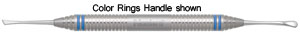 Nordent #24G Double End Periosteal Elevator With Stainless Steel DuraLite ColorRings Handle