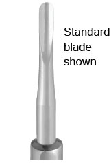 Nordent #34 Seldin Elevator, Titanium Coated Blade with Thumb Grip Handle. Gouge with 4.7mm blade