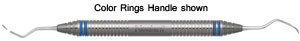 Nordent #204 DE Sickle Scaler with DuraLite Round/ControlRing Handle