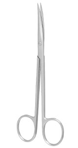 Nordent 5.5" Sullivan Surgical Scissors with Curved Blades