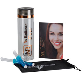 Nu Radiance Duet Maintenance Kit 18% carbamide peroxide. Take Home Teeth Whitening Gel