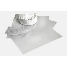 Nu Radiance EVA 0.040 5" x 5" Sheets 75/Pk. For forming custom mouth trays