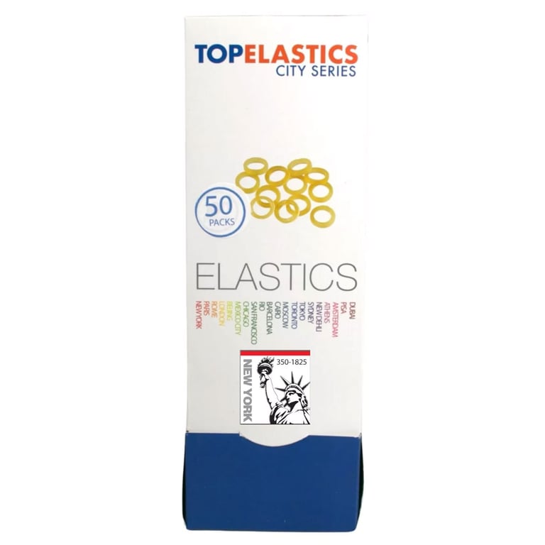 TOP ELASTICS City Series New York Latex Elastics,