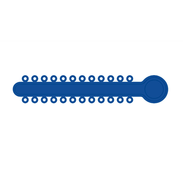 TOP STICKS Orthodontic Elastic Ligature Ties, Cobalt Blue, 1008 Ties/Pk. 42 sticks with 24 ties