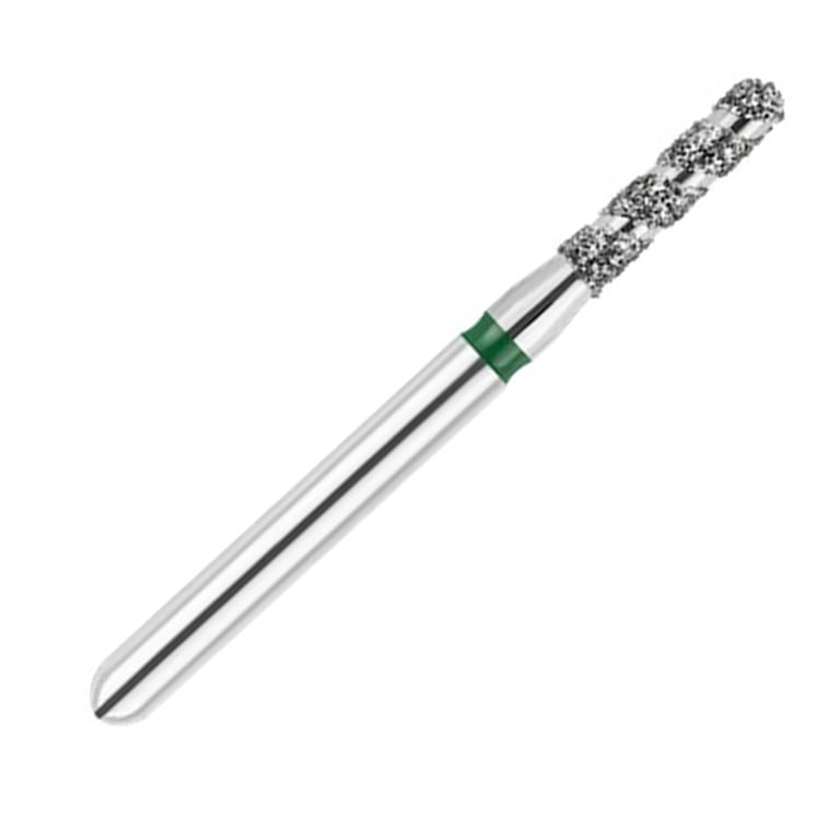 ODS Turbo ODS Spiralkool FG #880T.014 Coarse Grit Round End Cylinder Diamond Turbo Cutting Bur