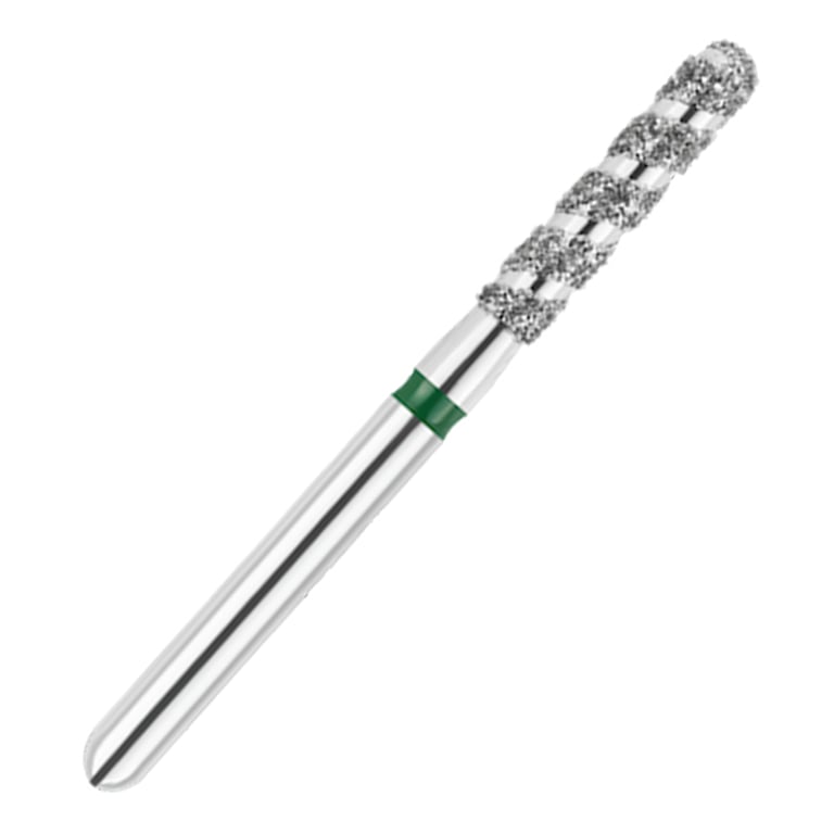 ODS Turbo ODS Spiralkool FG #881T.016 Coarse Grit Round End Cylinder Diamond Turbo Cutting Bur