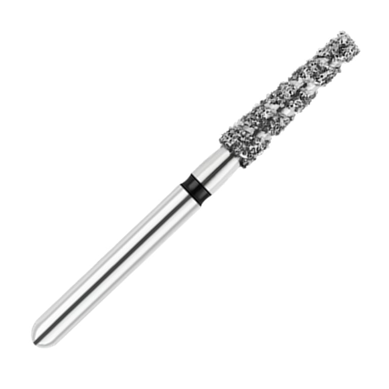 ODS Turbo ODS Spiralkool FG #847T.020 Super Coarse Grit Flat End Taper Diamond Turbo Cutting Bur