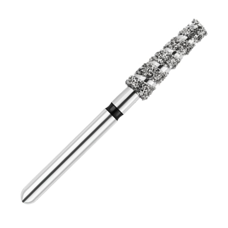 ODS Turbo ODS Spiralkool FG #847T.024 Super Coarse Grit Flat End Taper Diamond Turbo Cutting Bur