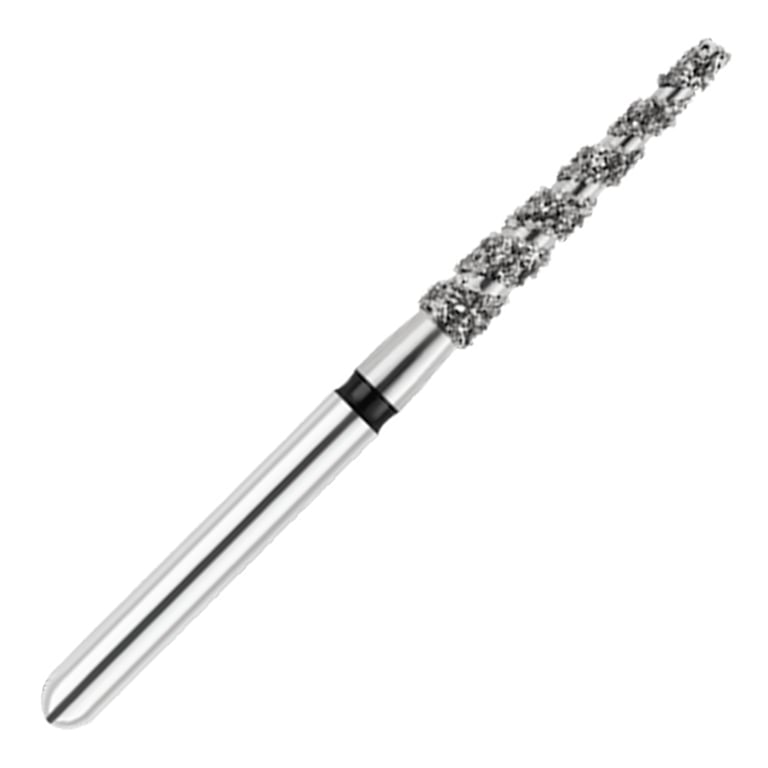 ODS Turbo ODS Spiralkool FG #848T.016 Super Coarse Grit Flat End Taper Diamond Turbo Cutting Bur