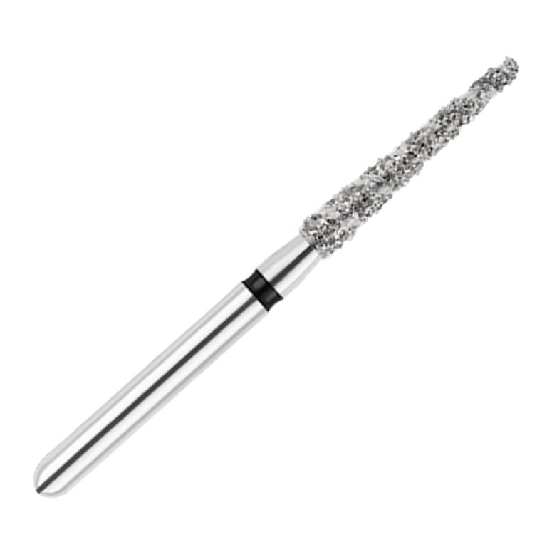 ODS Turbo ODS Spiralkool FG #850T.016 Super Coarse Grit Round End Taper Diamond Turbo Cutting Bur