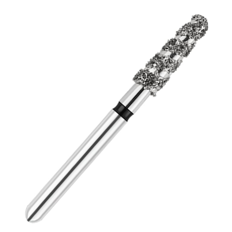 ODS Turbo ODS Spiralkool FG #855T.023 Super Coarse Grit Round End Taper Diamond Turbo Cutting Bur
